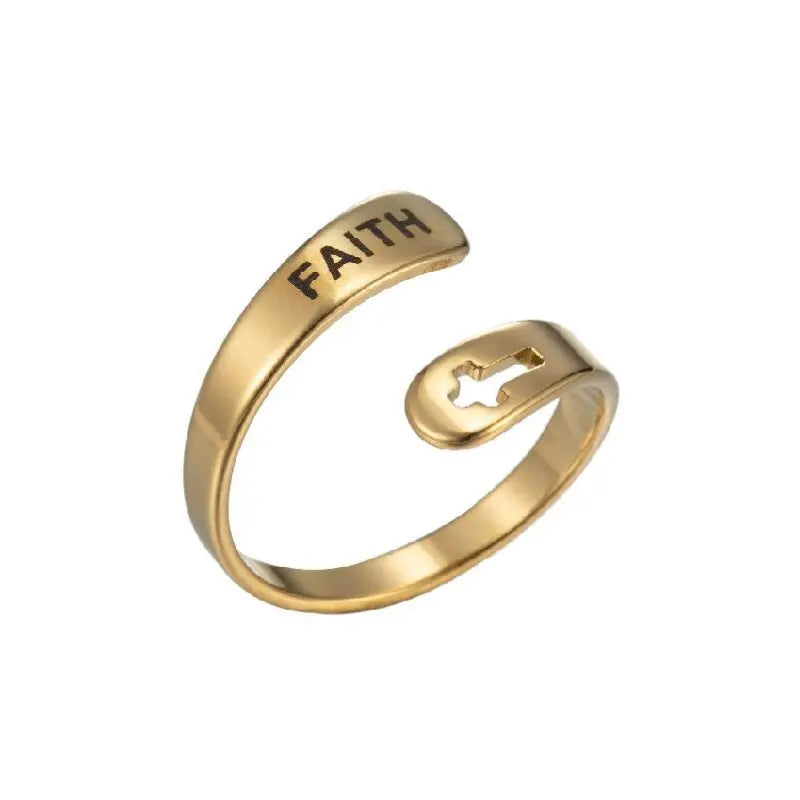 Verstelbare gouden ring