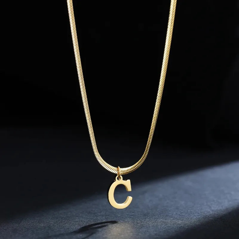 Trendy Ketting met Letter