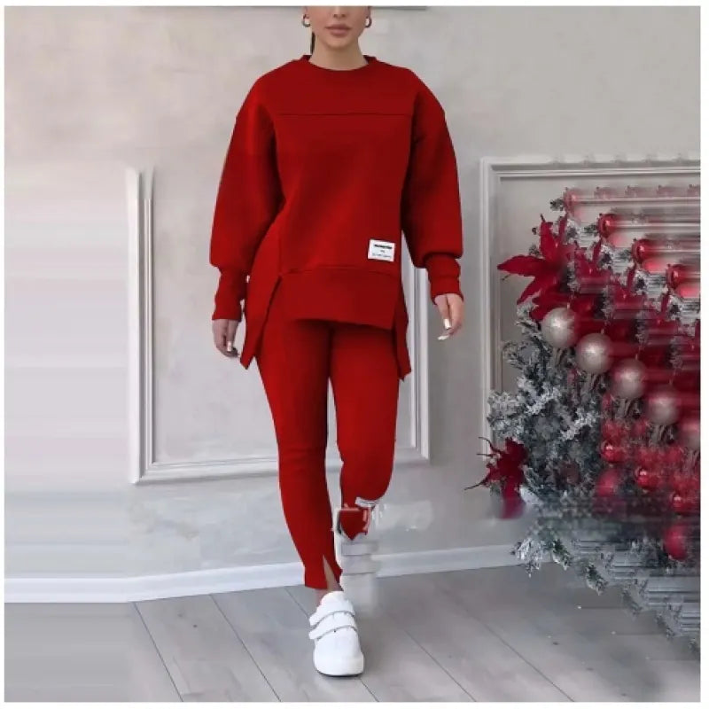 Vrouwen Longsleeve Trui met Legging Set
