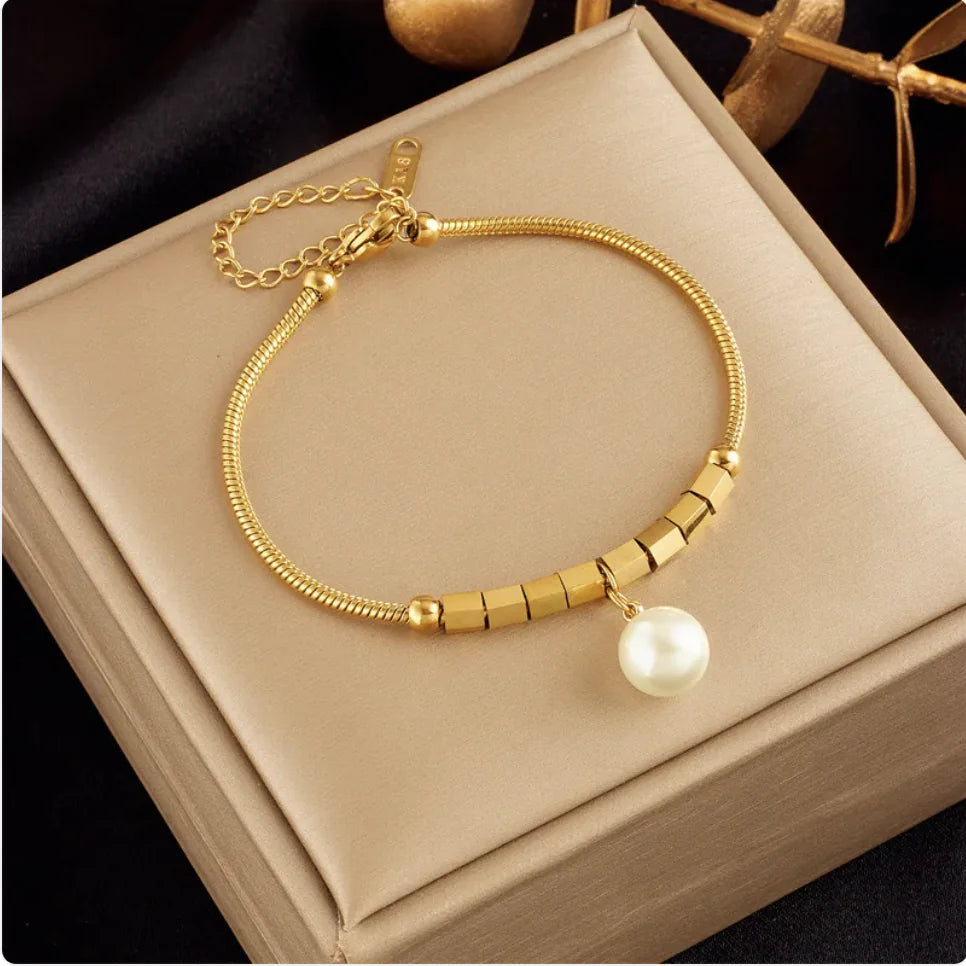 Goldplate Armband