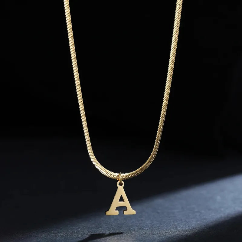 Trendy Ketting met Letter