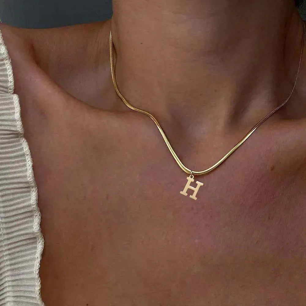 Trendy Ketting met Letter