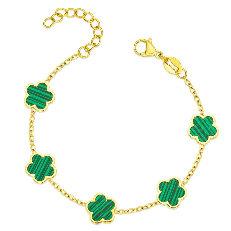 Dames Klaver Bloem Armband