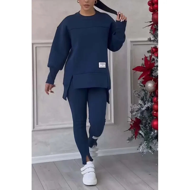 Vrouwen Longsleeve Trui met Legging Set
