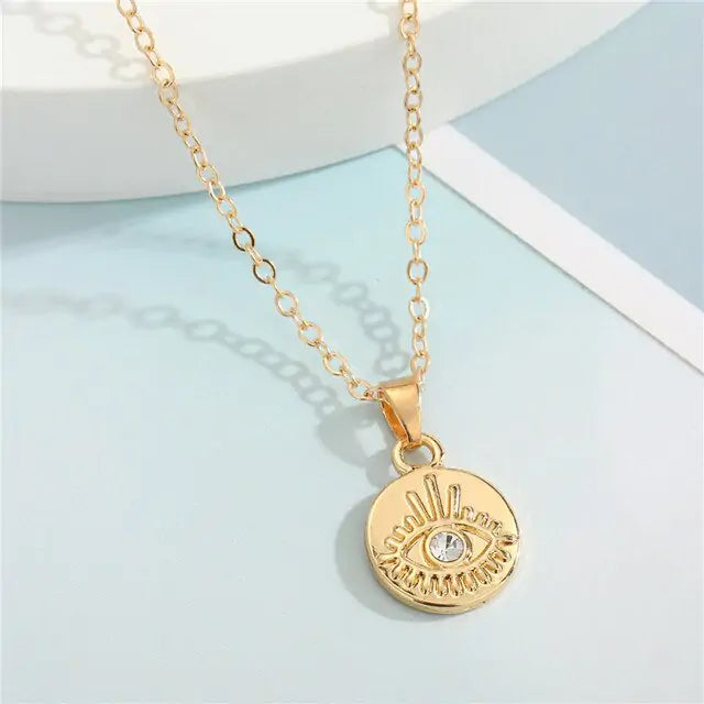 Ketting met Kristal Boze Oog