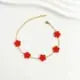 Dames Klaver Bloem Armband