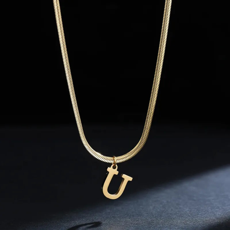 Trendy Ketting met Letter