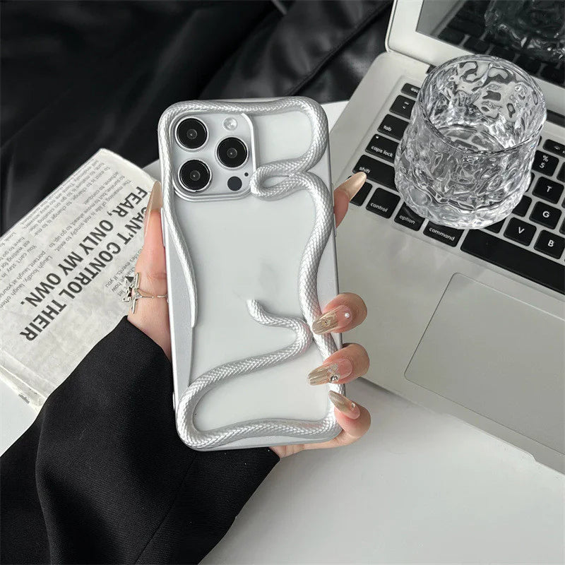 Glossy Snake Telefoonhoes I Phone
