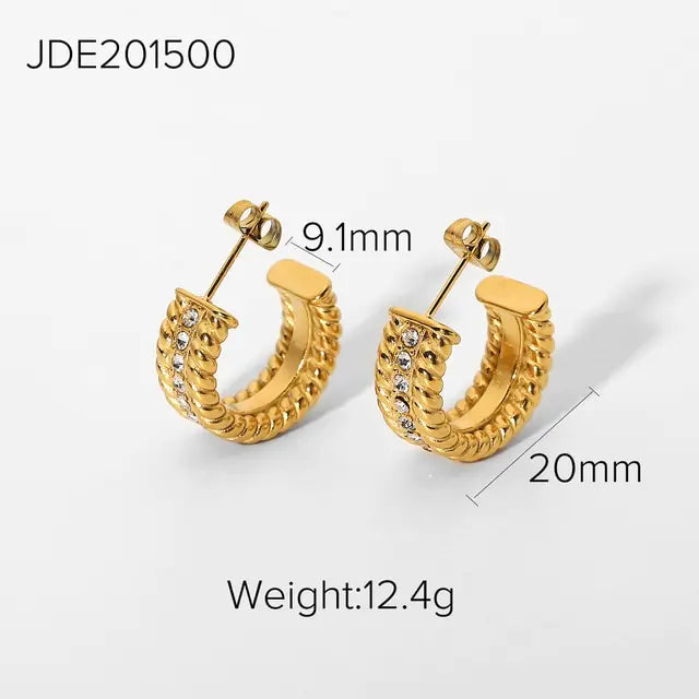 18K Gold Plated Oorbellen