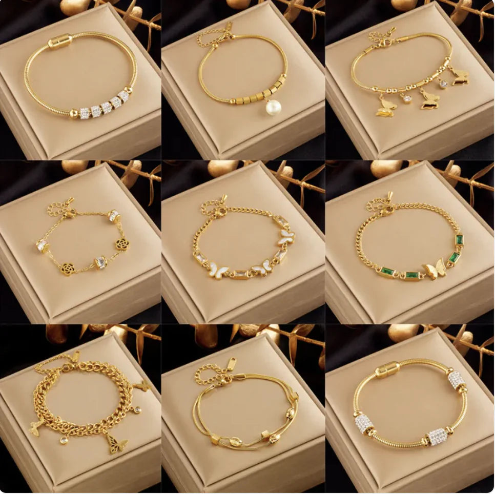 Goldplate Armband