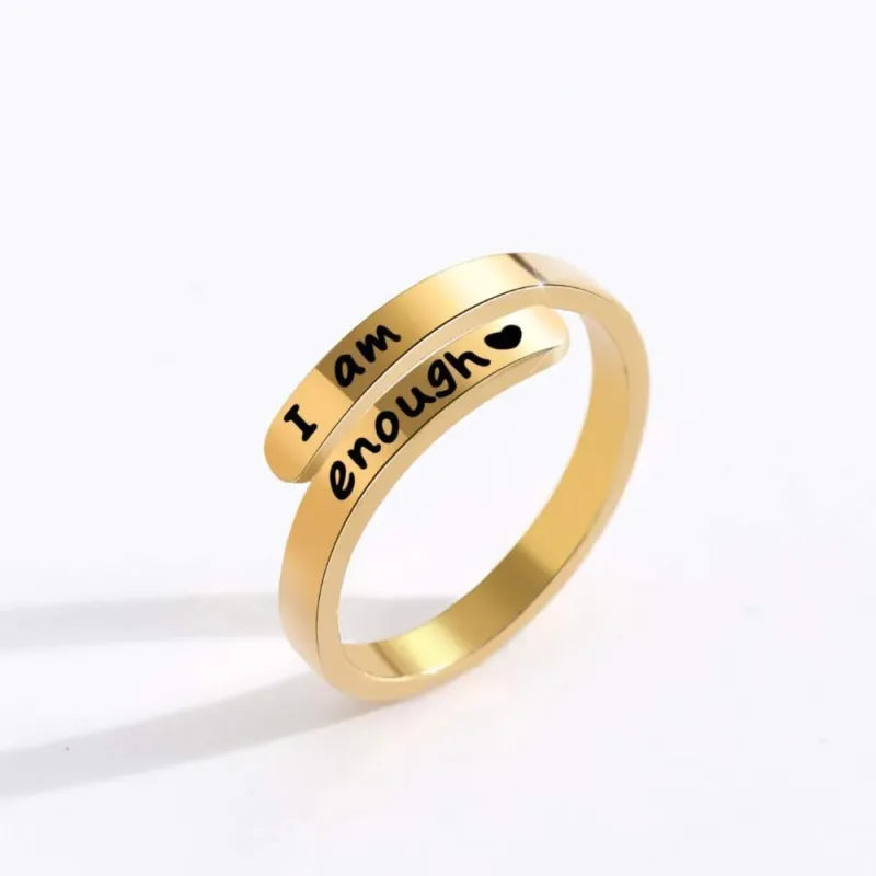Verstelbare gouden ring