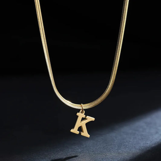 Trendy Ketting met Letter