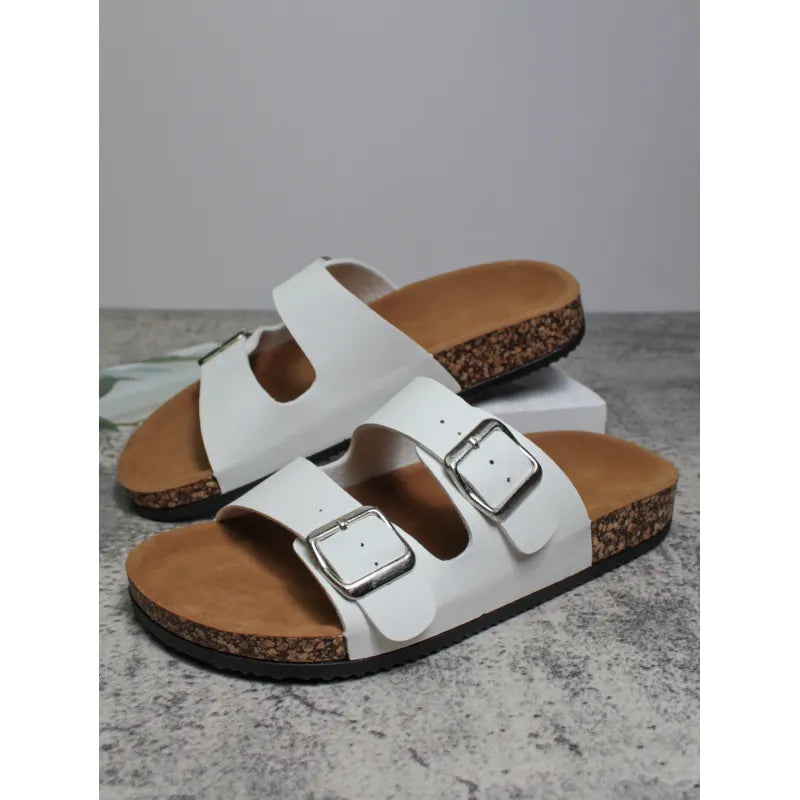 Unisex PU Kurk Strand Slippers