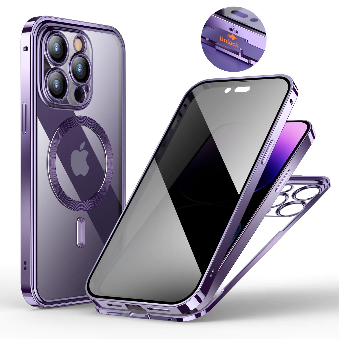 Privacy Pro Magnetisch I Phone Telefoonhoes