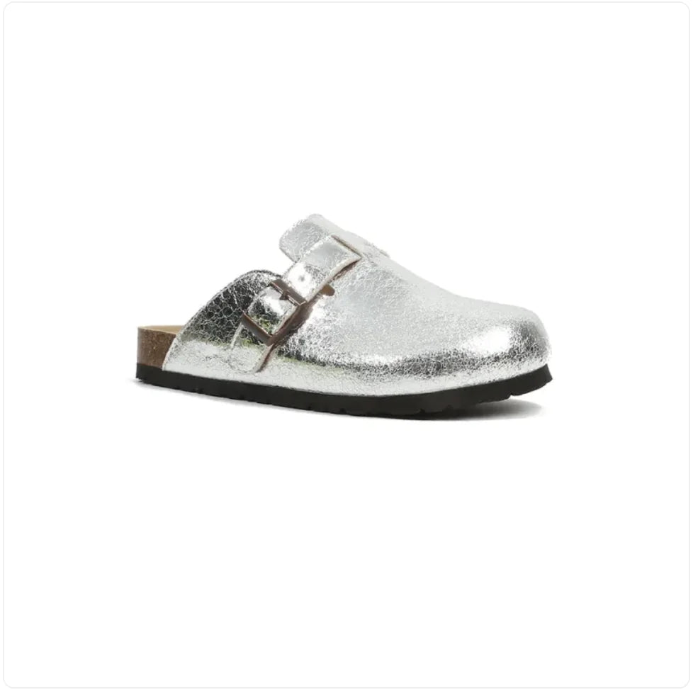 Dames en Heren Retro Leren Slippers