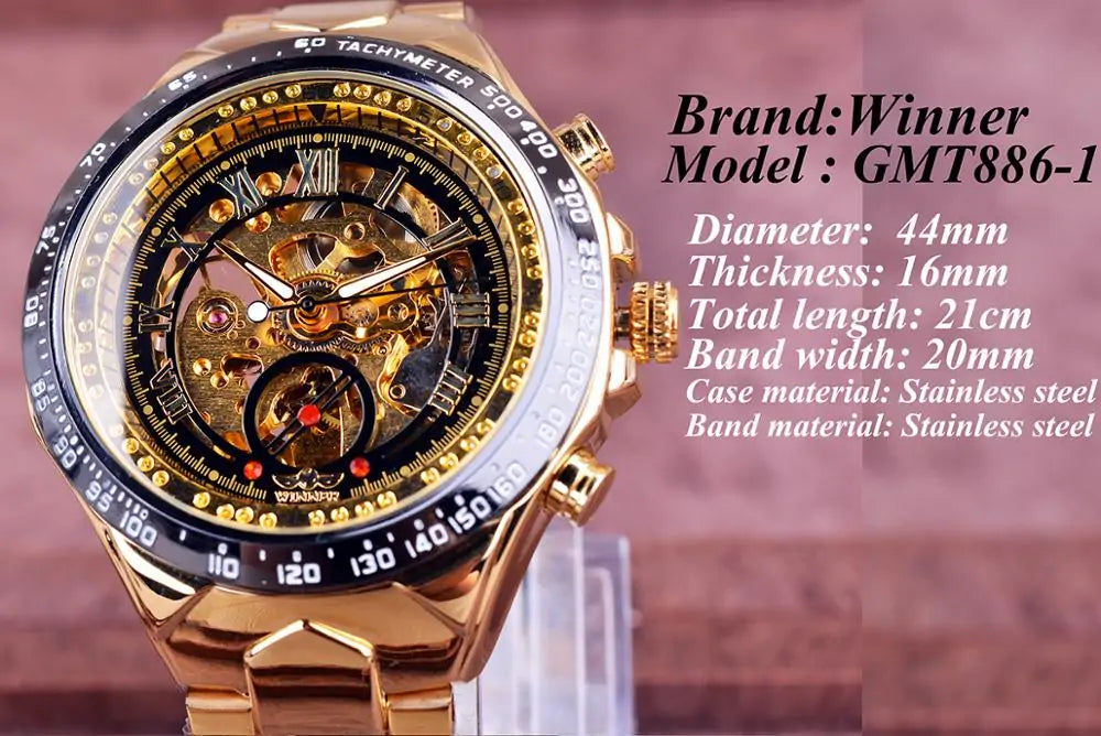 Mechanisch Sport Horloge voor Heren