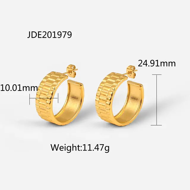 18K Gold Plated Oorbellen