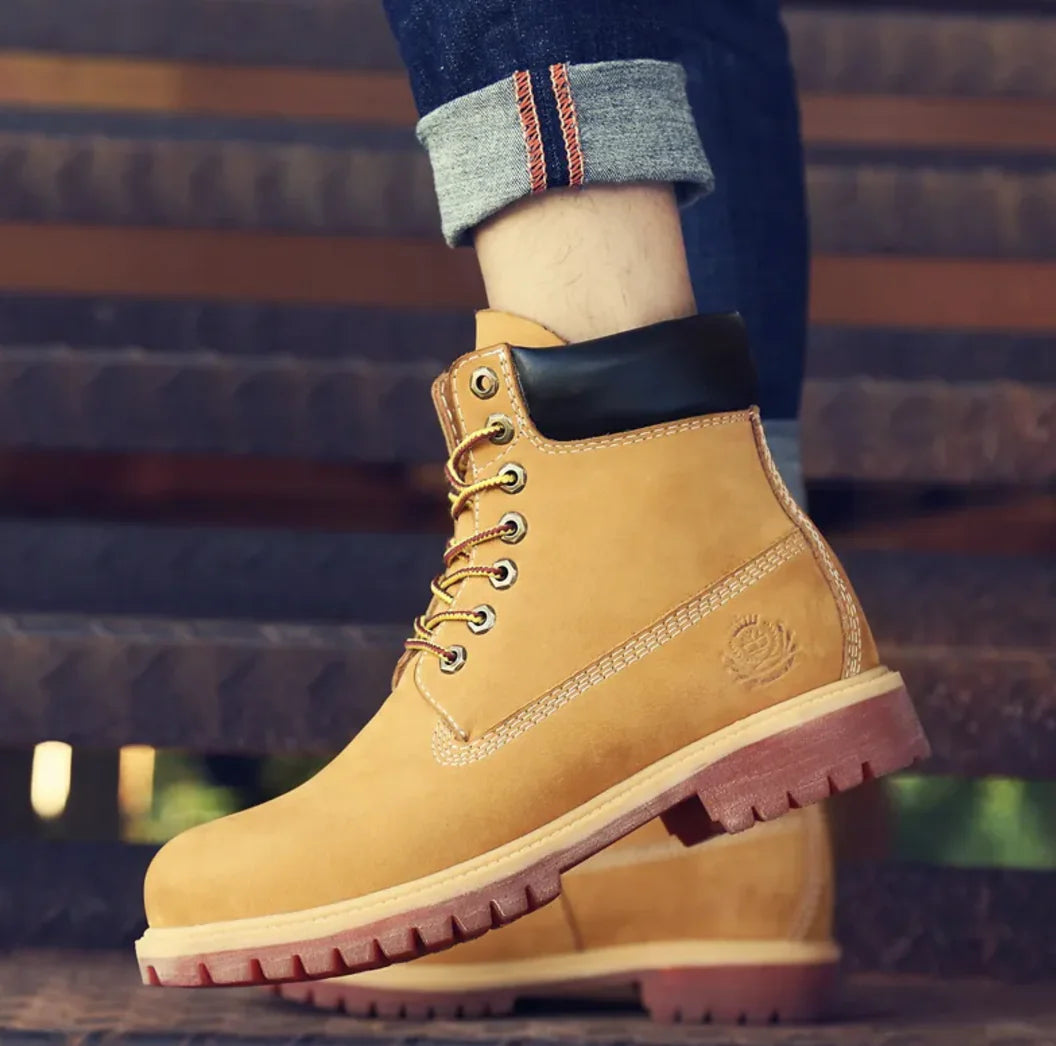 Heren Leren Hoge Boots