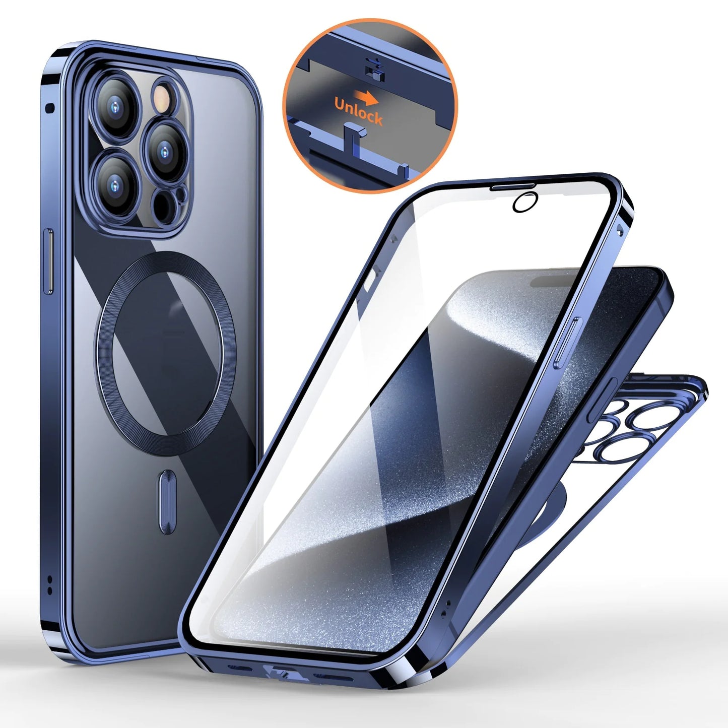 Privacy Pro Magnetisch I Phone Telefoonhoes