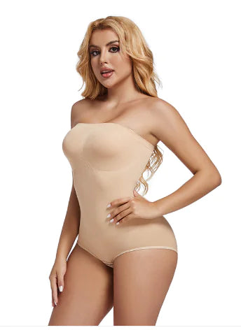 Vrouwelijke Jumpsuit met Afneembare Schouderband en Geïntegreerde String