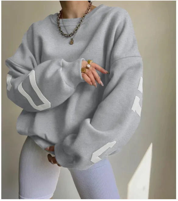 Dames Fashion Print Sweatshirt