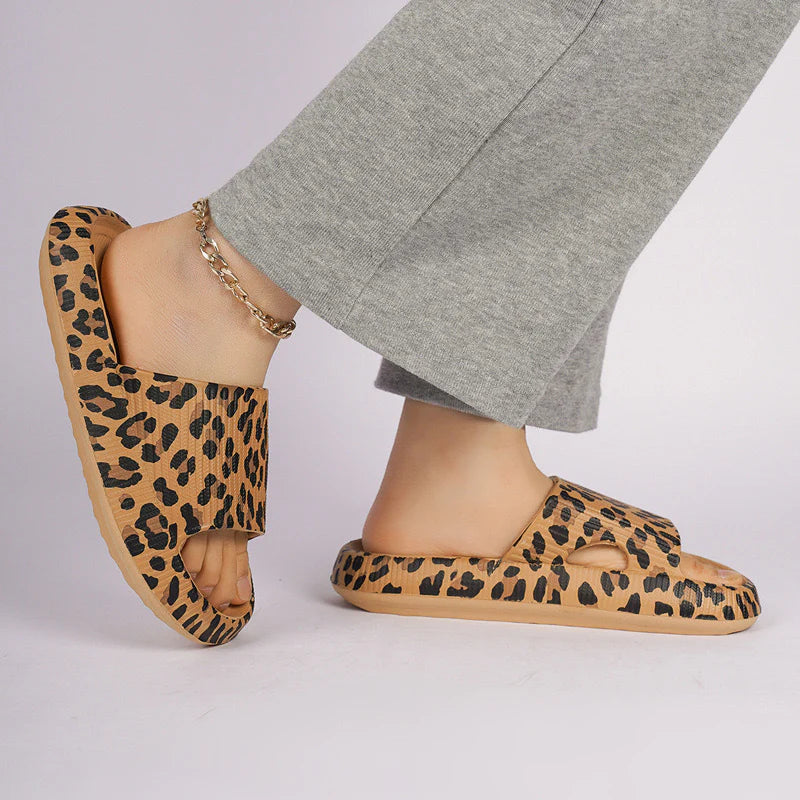 Dames Luipaard Slippers