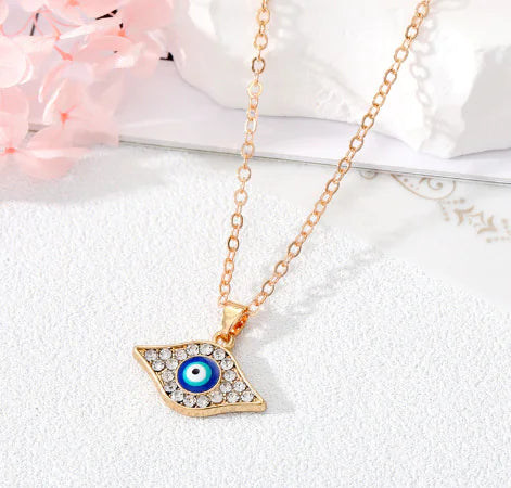 Ketting met Kristal Boze Oog