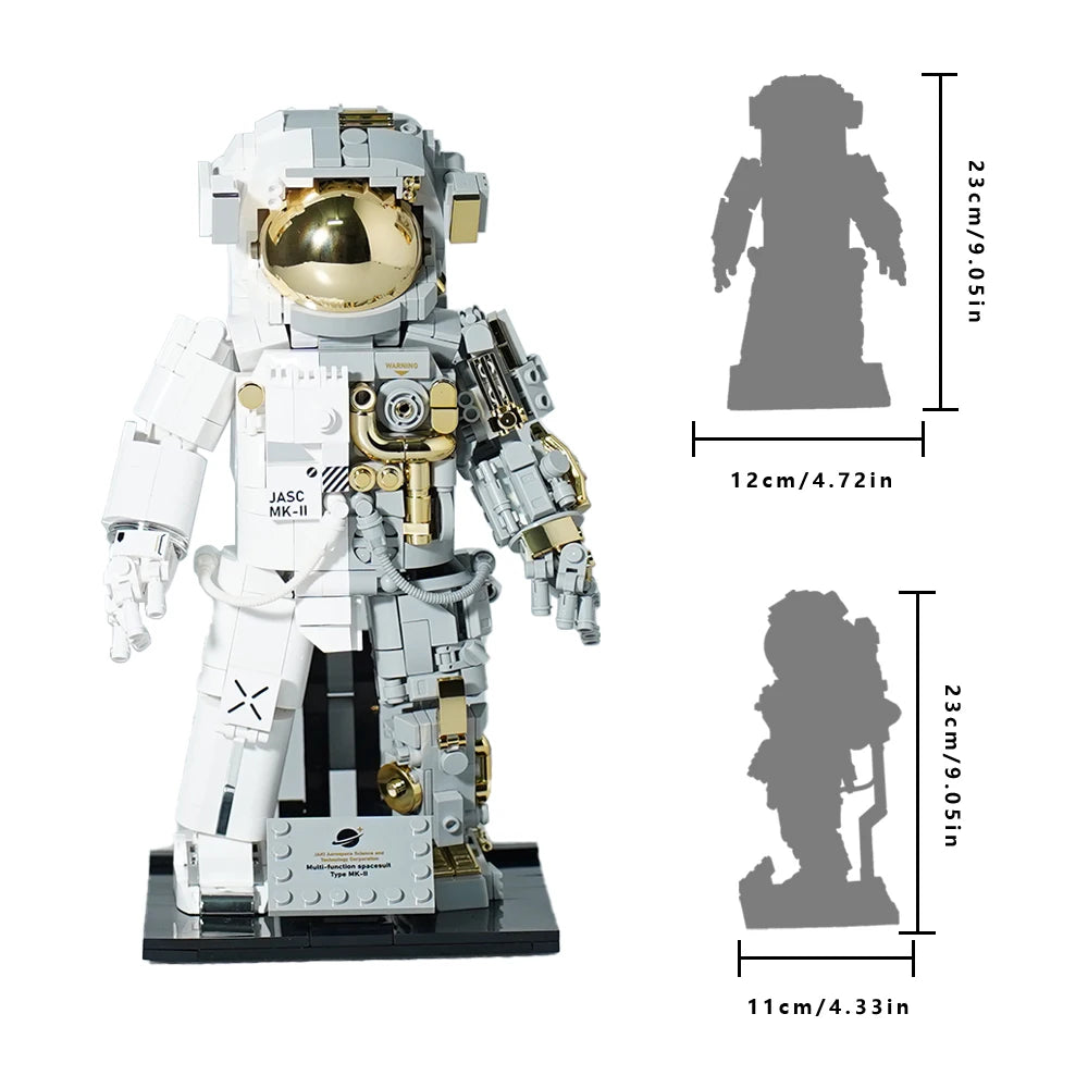 Astronaut Bouwstenen Set