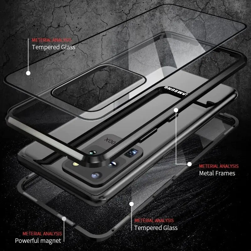 Full Privacy Protectie Magnetische Samsung Telefoonhoes