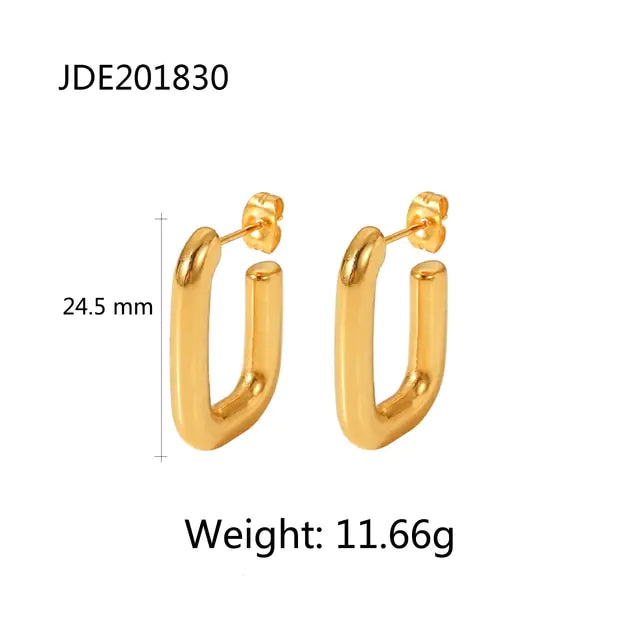 18K Gold Plated Oorbellen