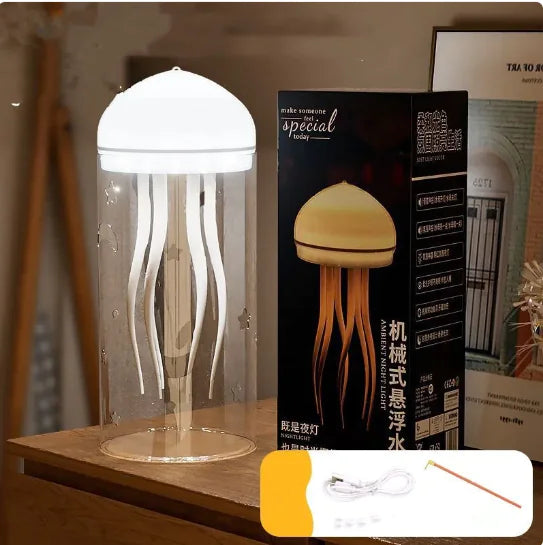 3D Zwevende Kwal Nachtlamp