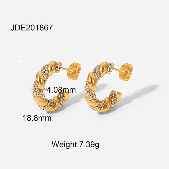 18K Gold Plated Oorbellen
