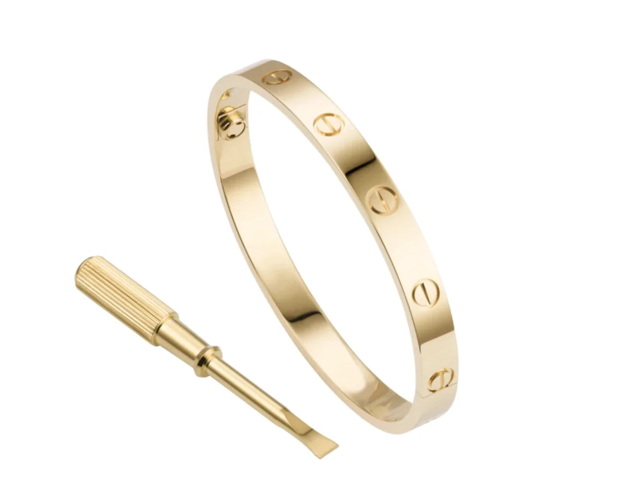 Gold Plate Armband