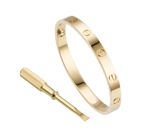 Gold Plate Armband