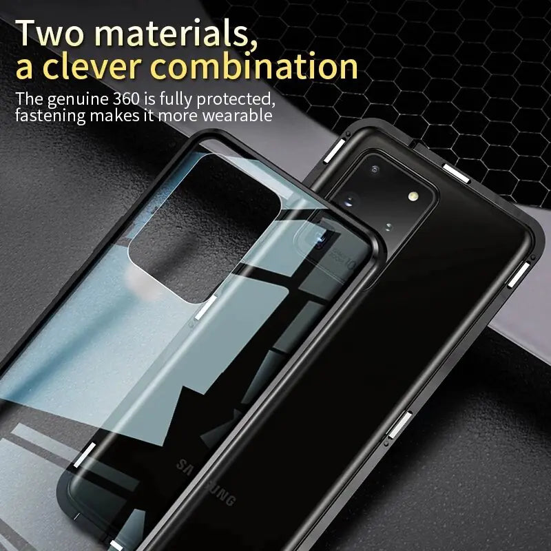 Full Privacy Protectie Magnetische Samsung Telefoonhoes