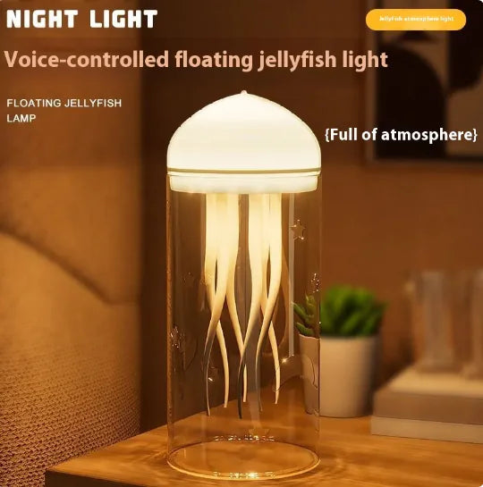 3D Zwevende Kwal Nachtlamp