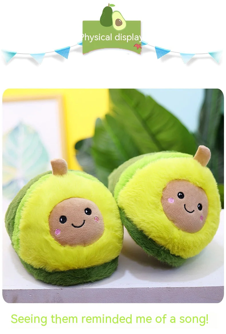 Zachte Cartoon Avocado Slippers
