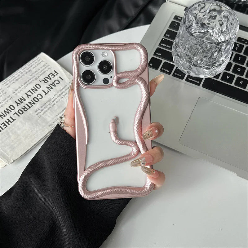 Glossy Snake Telefoonhoes I Phone