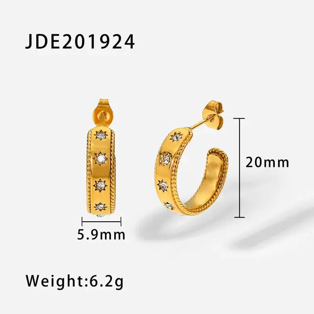 18K Gold Plated Oorbellen