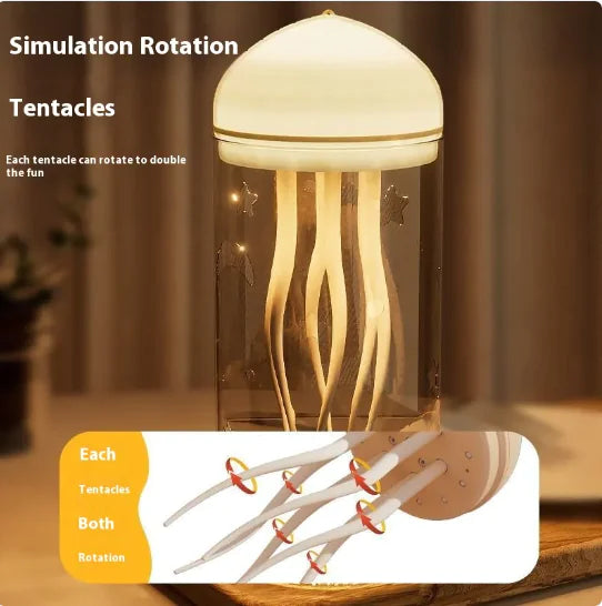 3D Zwevende Kwal Nachtlamp