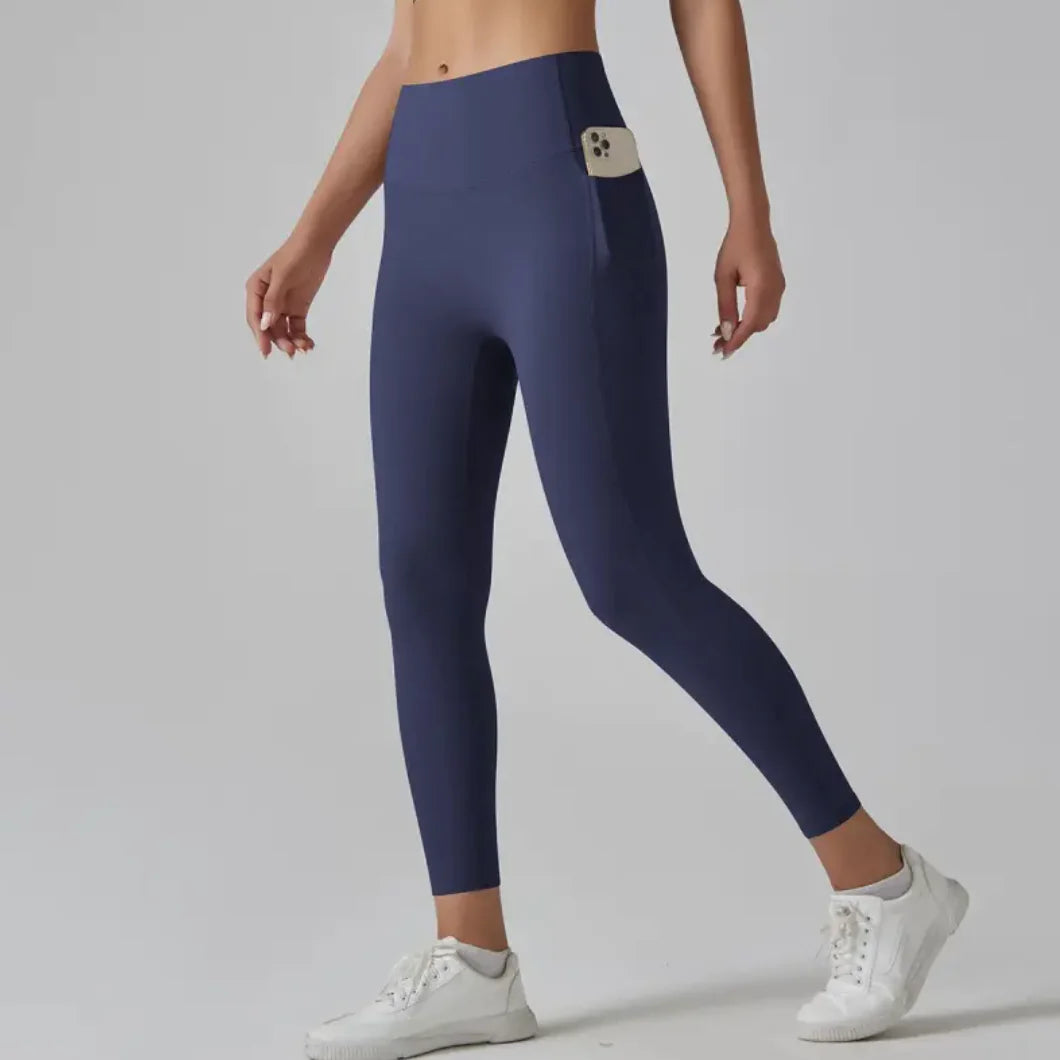 High-Waist Quick-Dry Fitness Broek