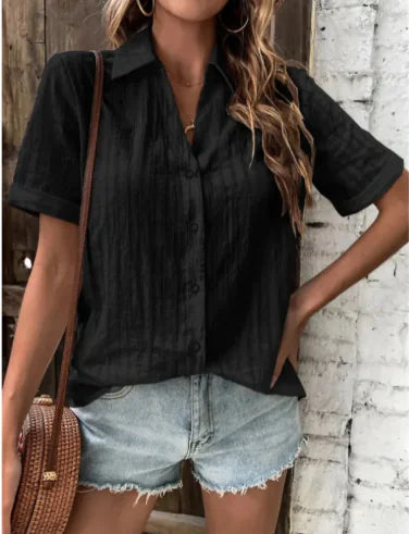 Dames Blouse Korte Mouw