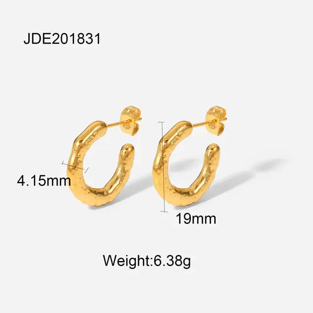 18K Gold Plated Oorbellen