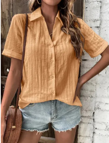 Dames Blouse Korte Mouw