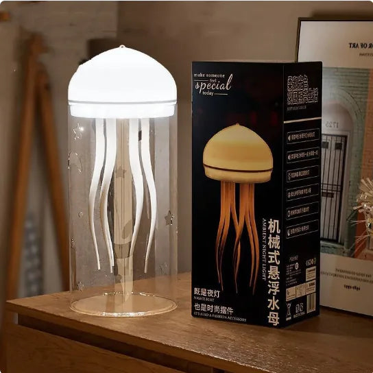 3D Zwevende Kwal Nachtlamp