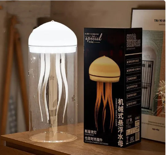 3D Zwevende Kwal Nachtlamp