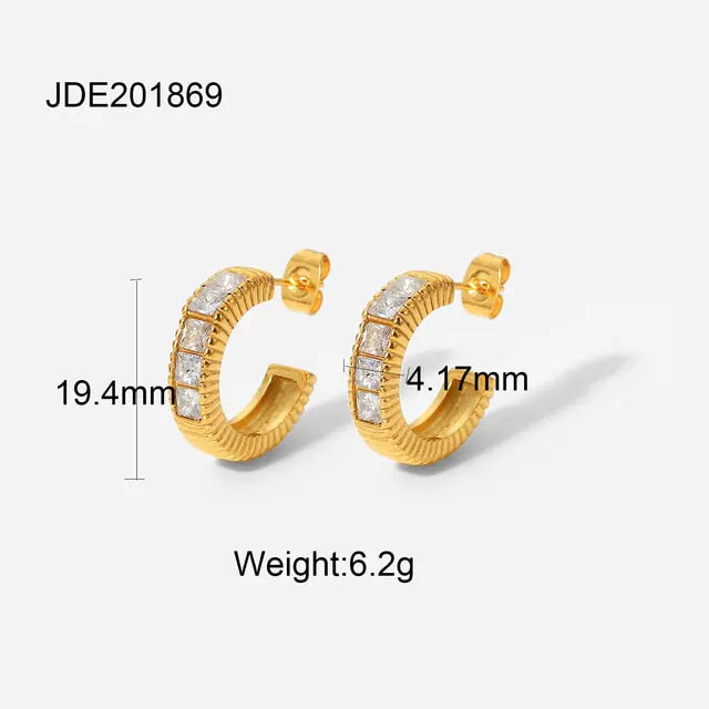 18K Gold Plated Oorbellen