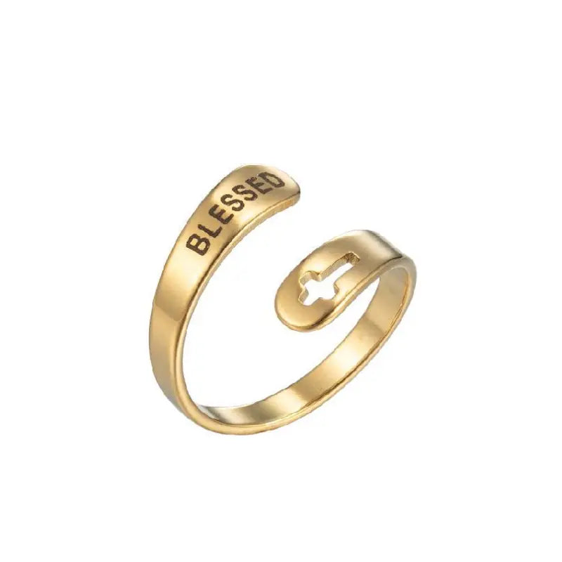 Verstelbare gouden ring