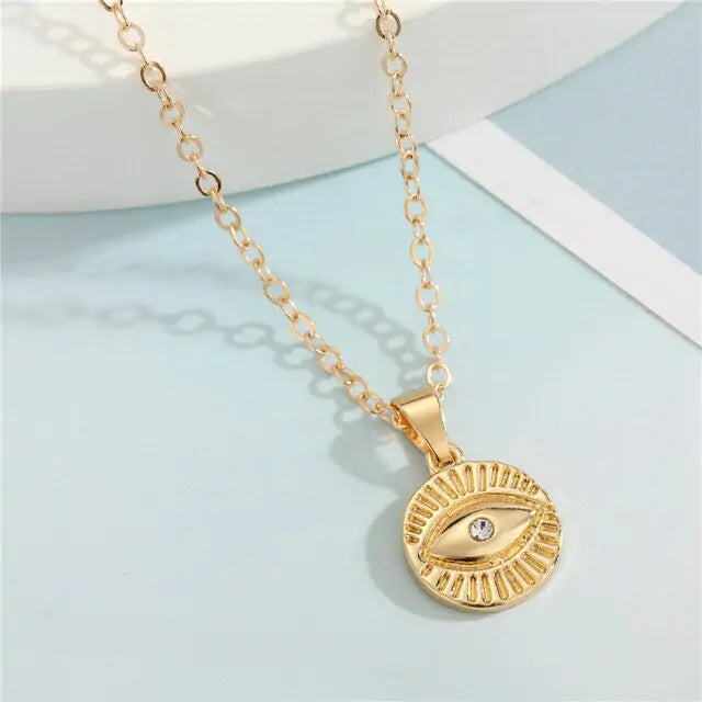 Ketting met Kristal Boze Oog