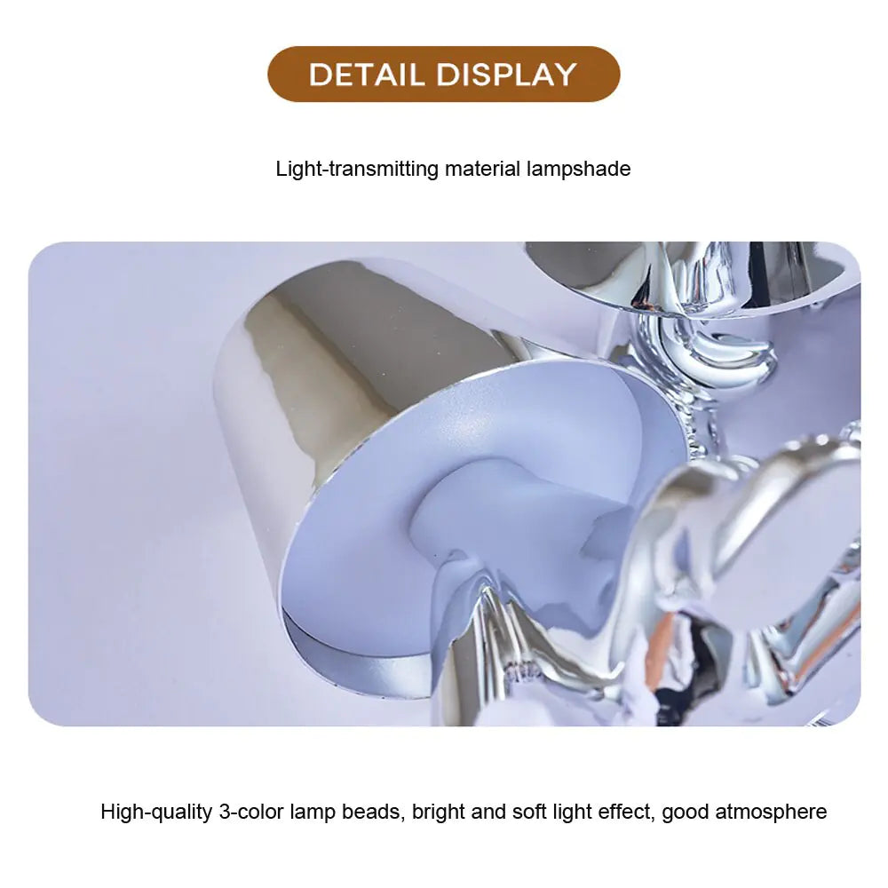 Goud Mannetje LED Touch Lamp